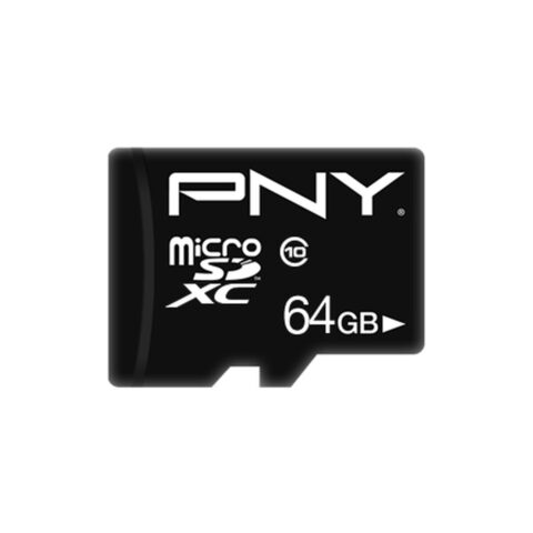 Κάρτα Μνήμης Micro SD με Αντάπτορα PNY P-SDU64G10PPL-GE 64 GB