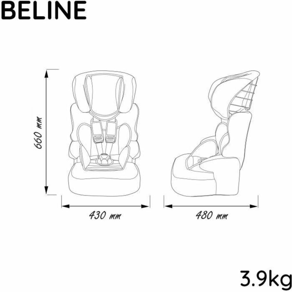 Καθίσματα αυτοκινήτου Nania I (9 - 18 kg) II (15-25 kg) III (22 - 36 kg) Καμηλοπάρδαλη