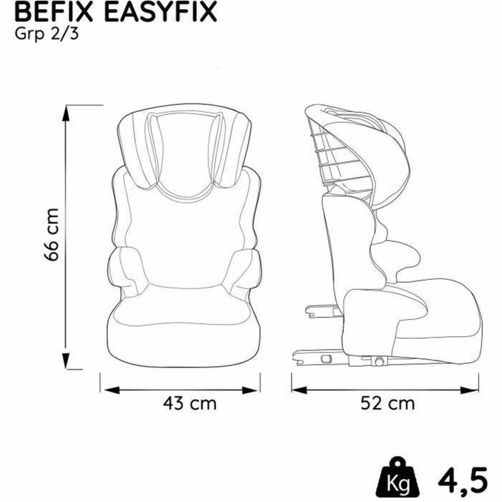 Καθίσματα αυτοκινήτου Nania Befix III (22 - 36 kg) Γκρι II (15-25 kg)