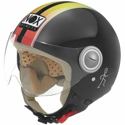 Jet Helmet Nox N210 Μαύρο