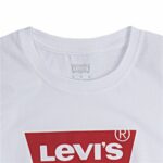 Παιδικό Μπλούζα με Κοντό Μανίκι Levi's Batwing Logo Λευκό