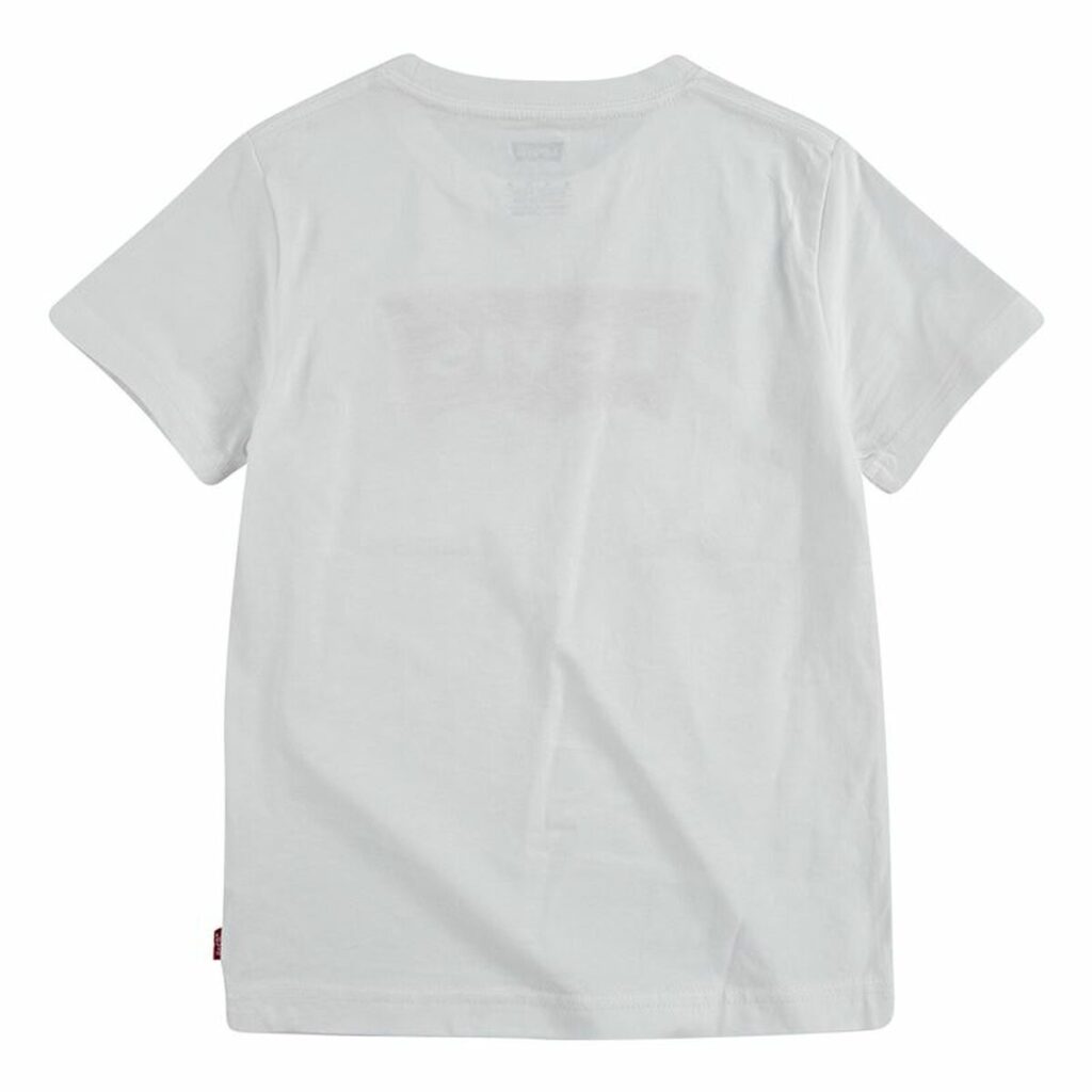 Παιδικό Μπλούζα με Κοντό Μανίκι Levi's Batwing Λευκό Για άνδρες και γυναίκες
