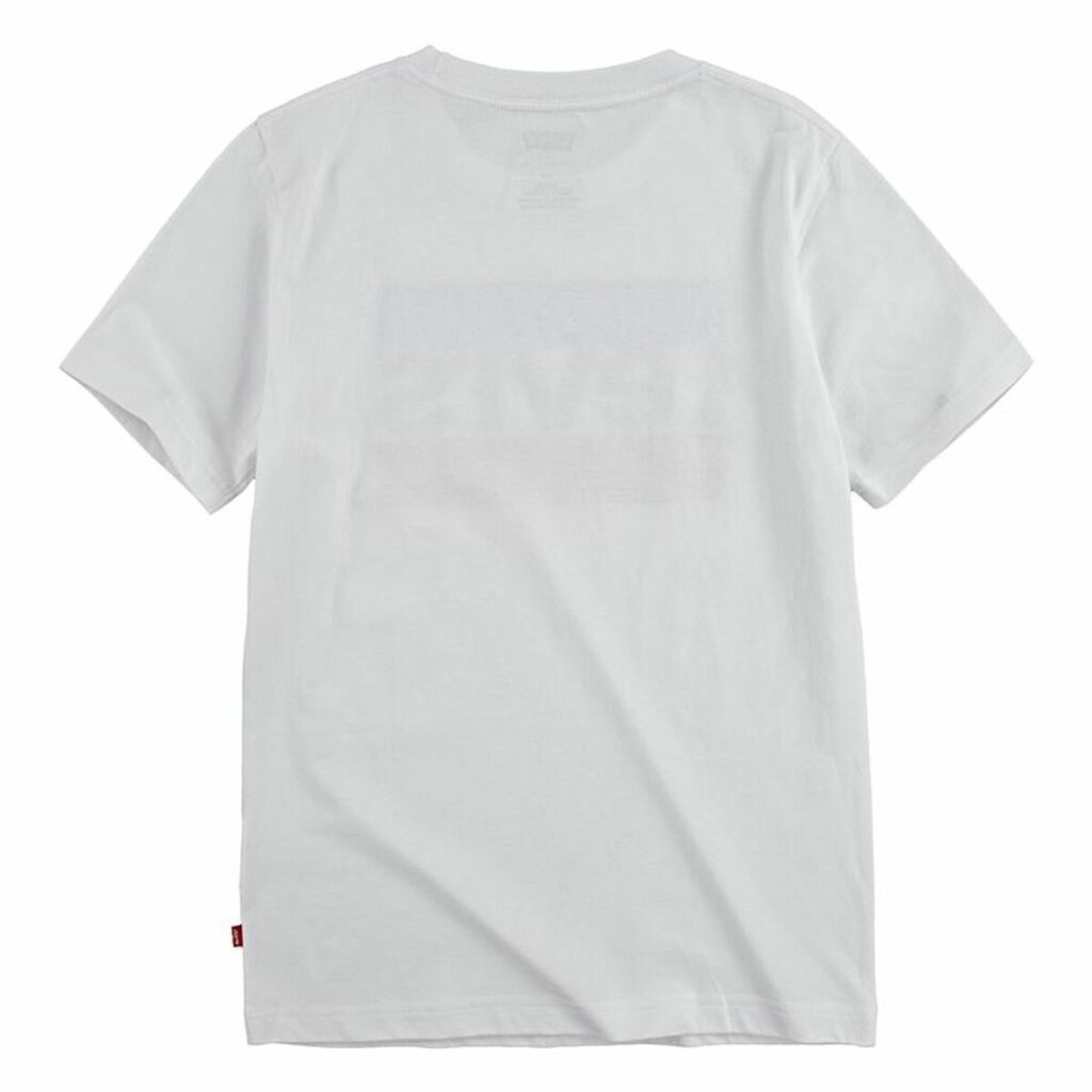 Παιδική Μπλούζα με Κοντό Μανίκι Levi's Sportswear Logo Λευκό