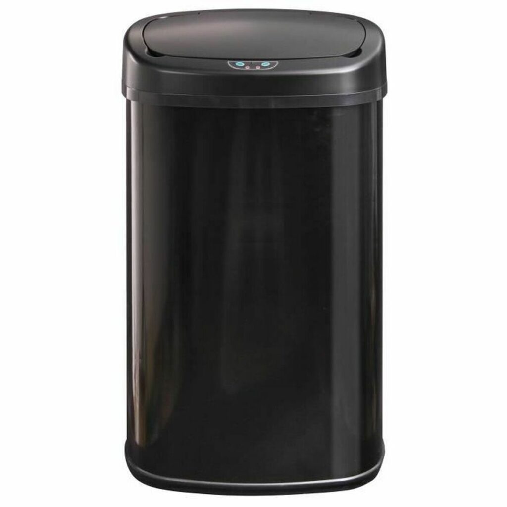 Σκουπίδια μπορεί να Kitchen Move Batimex Majestic Αυτόματο Μαύρο Ανοξείδωτο ατσάλι ABS 58 L