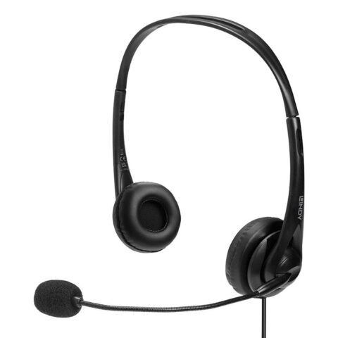 Ακουστικά με Μικρόφωνο LINDY 20432 Μαύρο