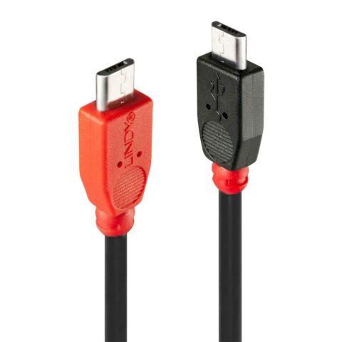 Καλώδιο Micro USB LINDY 31758 50 cm Μαύρο