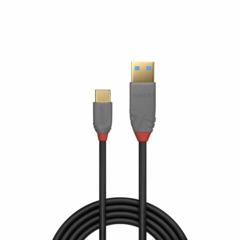 Καλώδιο USB A σε USB C LINDY 36887 Μαύρο 2 m