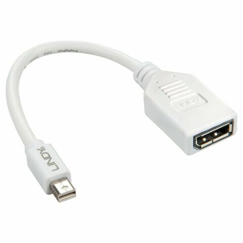 Αντάπτορας Mini DisplayPort σε DisplayPort LINDY 41021 Λευκό