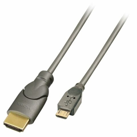 Καλώδιο USB σε micro USB LINDY 41565 50 cm Μαύρο