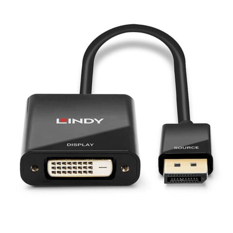 DisplayPort Αντάπτορας σε DVI LINDY 41734 Μαύρο