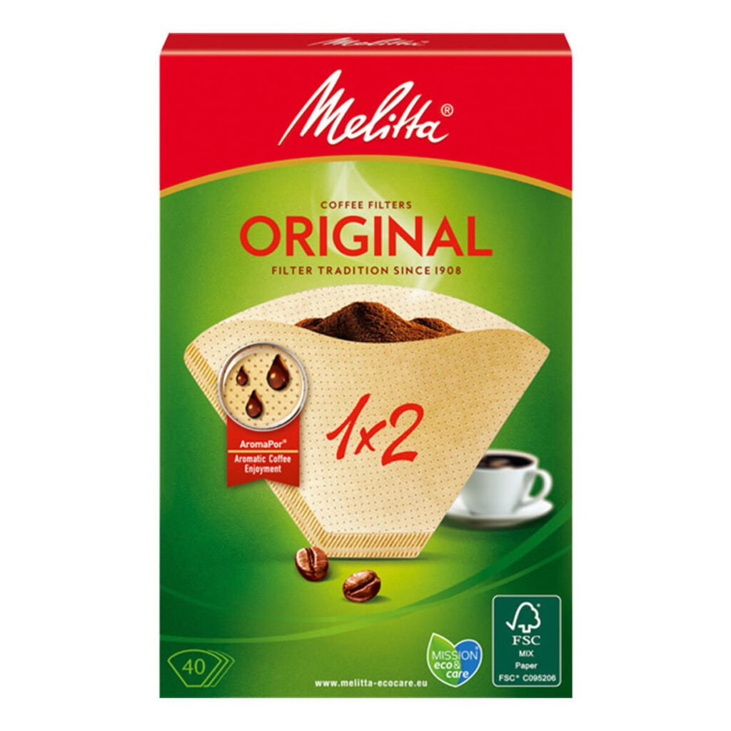 Disposable coffee filters Melitta Original 2 Kopper 40 Μονάδες