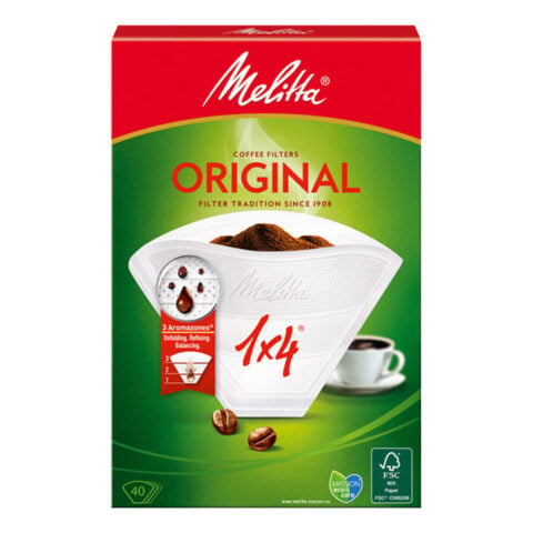 Disposable coffee filters Melitta Original 4 Kopper 40 Μονάδες