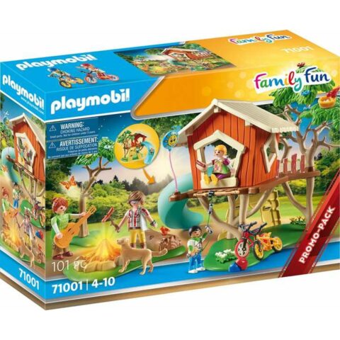 Playset Playmobil Family Fun - Adventure in the Treehouse 71001 101 Τεμάχια Φως