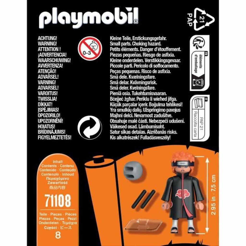 Εικόνες σε δράση Playmobil 71108 Pain 8 Τεμάχια