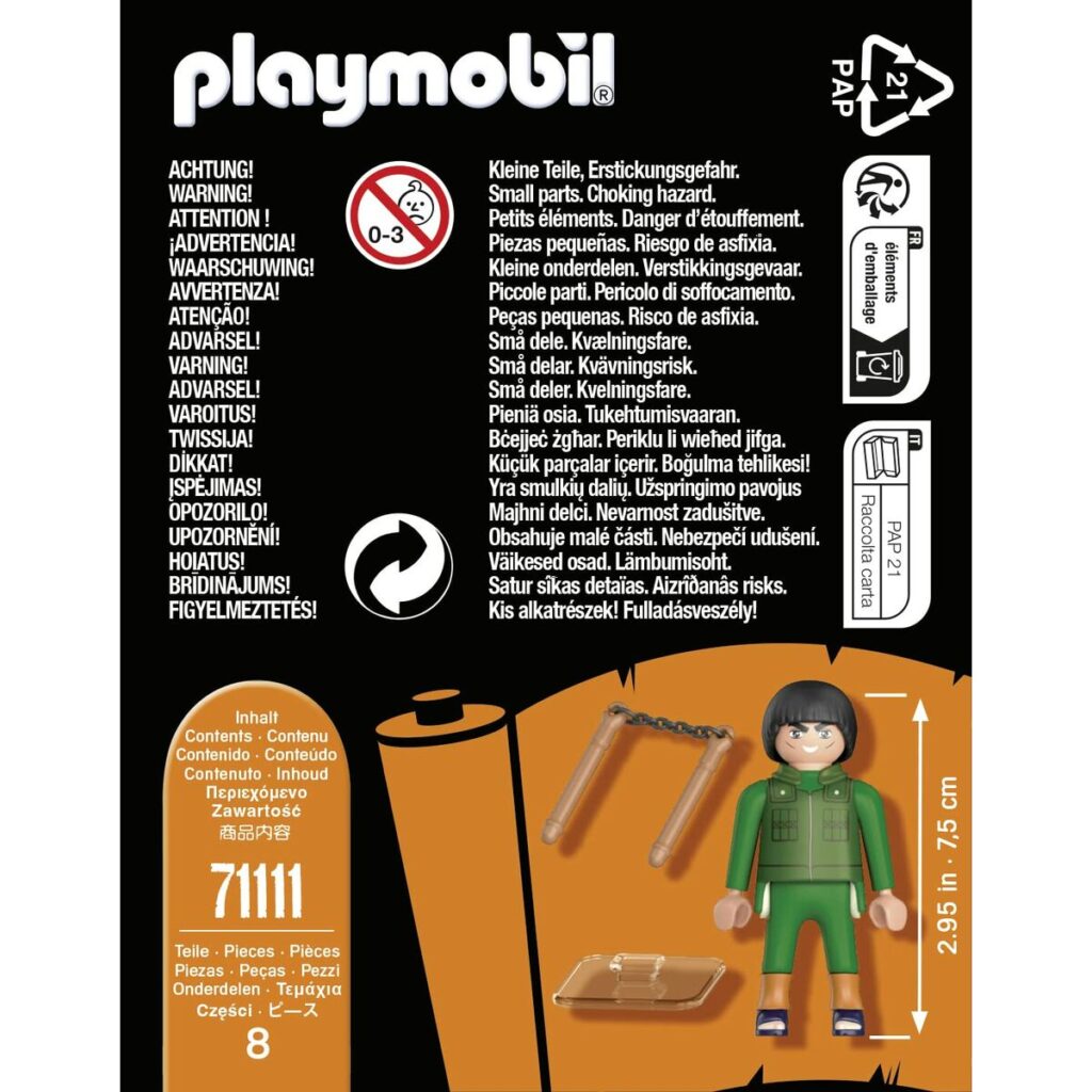 Εικόνες Playmobil Naruto Shippuden - Guy 71111 8 Τεμάχια