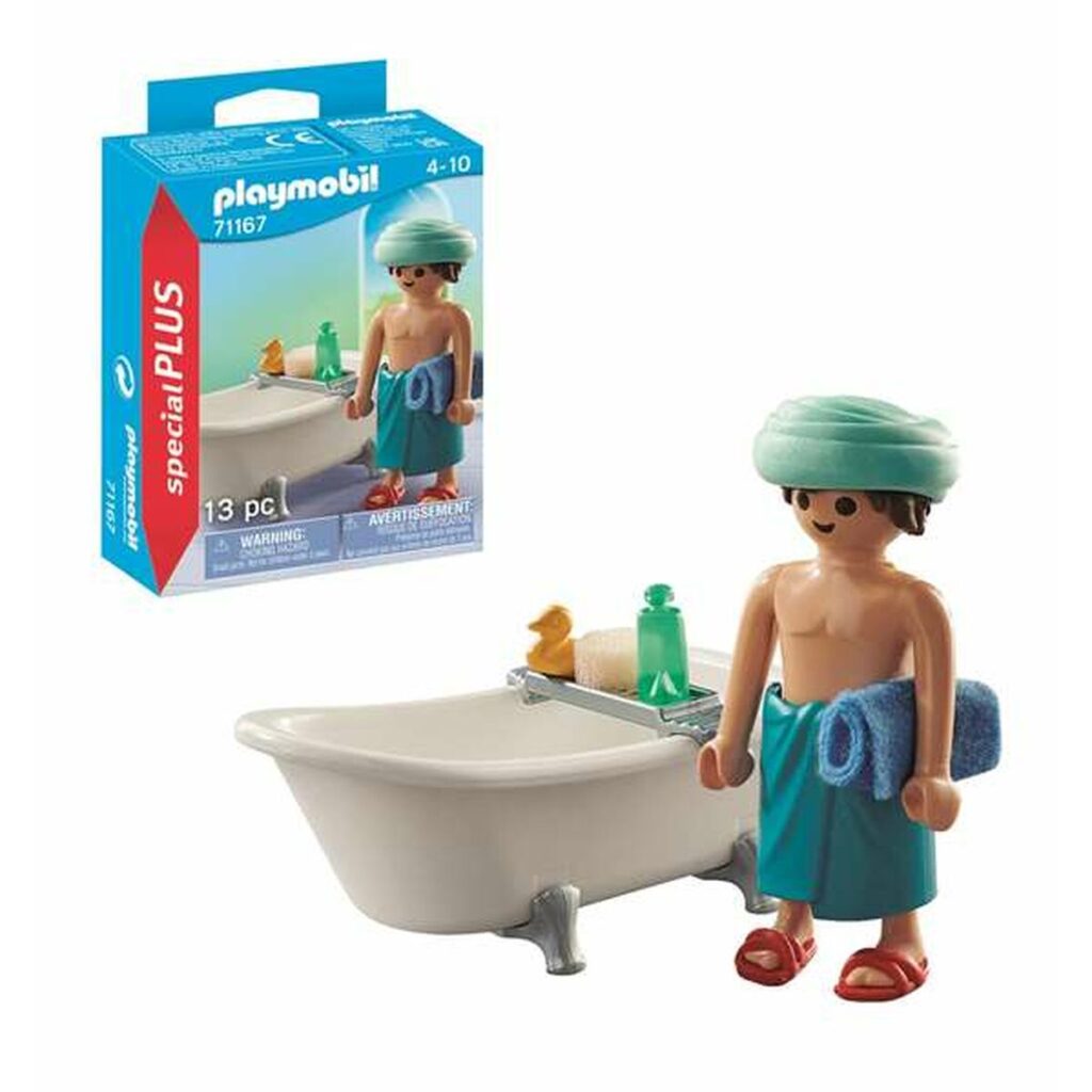 Playset Playmobil Special Plus: Man in the Bathroom 71167 13 Τεμάχια