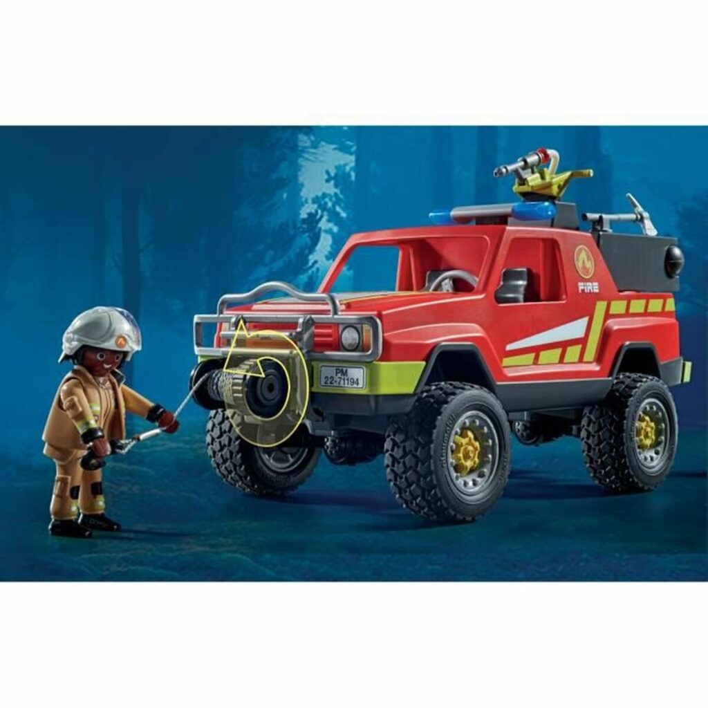 Playset Οχημάτων   Playmobil City Action - Pickup and firefighter 71194         49 Τεμάχια