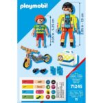 Playset Playmobil City Life - Paramedic with Patient 71245 15 Τεμάχια