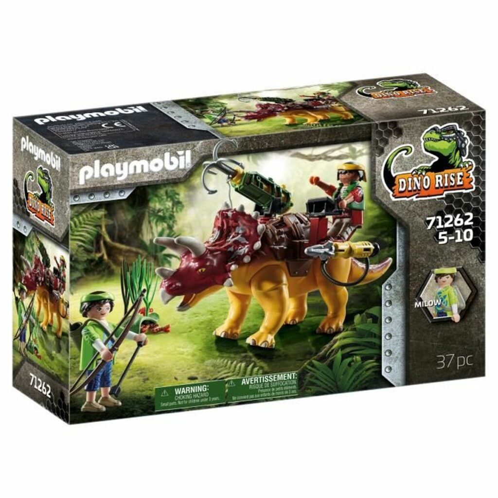 Playset   Playmobil Dino Rise - Tricératops and soldiers 71262         37 Τεμάχια