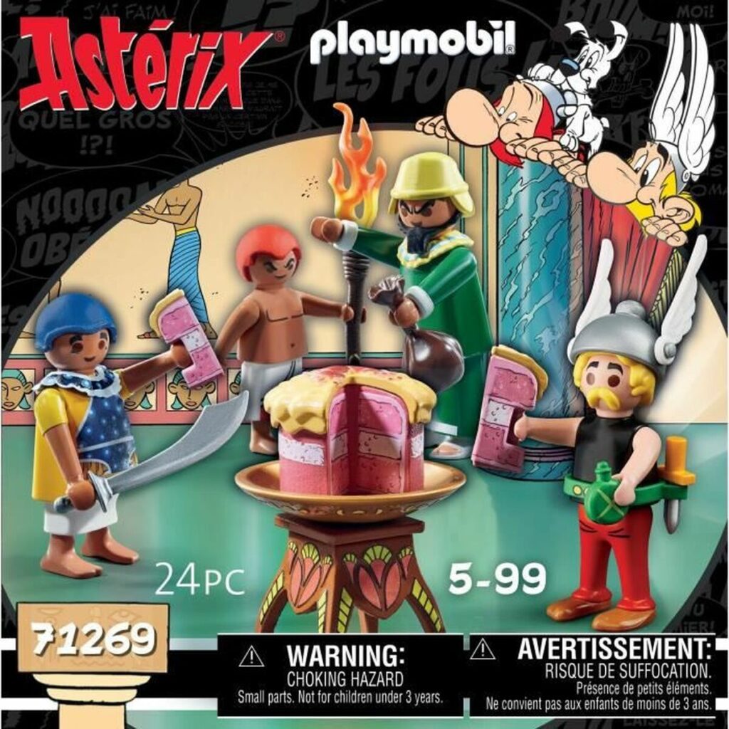 Playset Playmobil Asterix: Amonbofis and the poisoned cake 71268 24 Τεμάχια