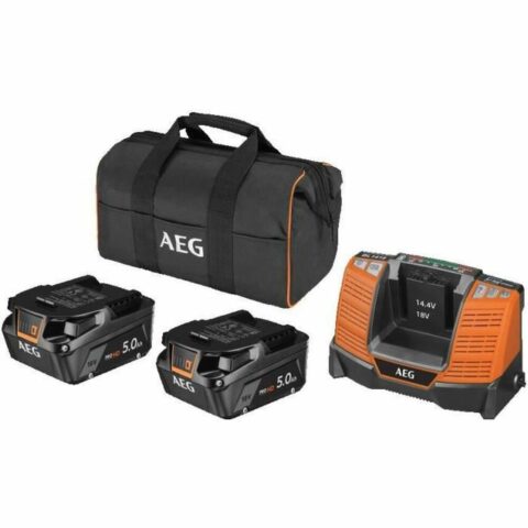 Charger and rechargeable battery set AEG Powertools Pro Lithium SetL1850SHD 18 V 5 Ah