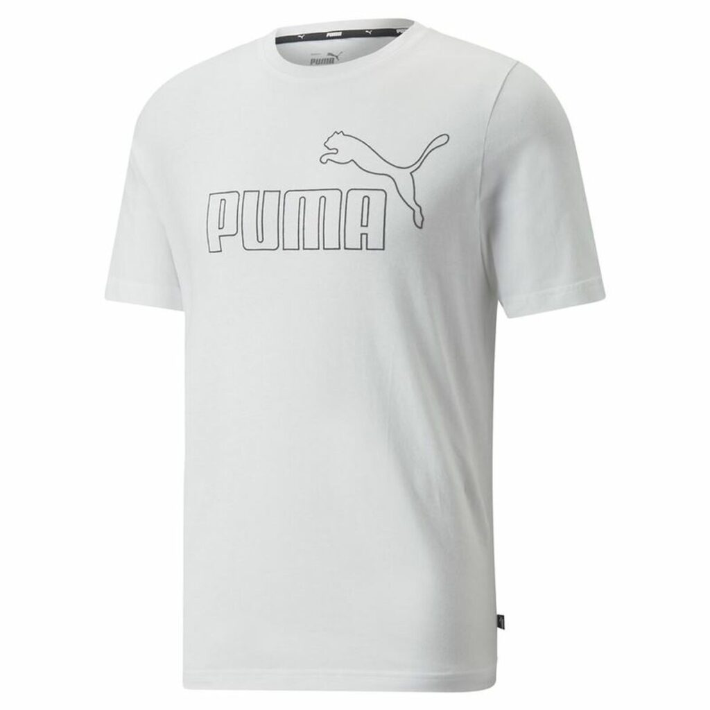 Μπλουζάκι Puma Essentials Elevated Λευκό Άντρες