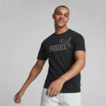 Μπλουζάκι Puma Essentials Elevated Μαύρο Άντρες