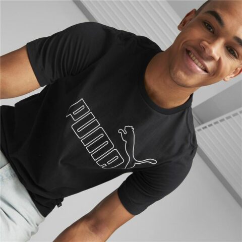 Μπλουζάκι Puma Essentials Elevated Μαύρο Άντρες