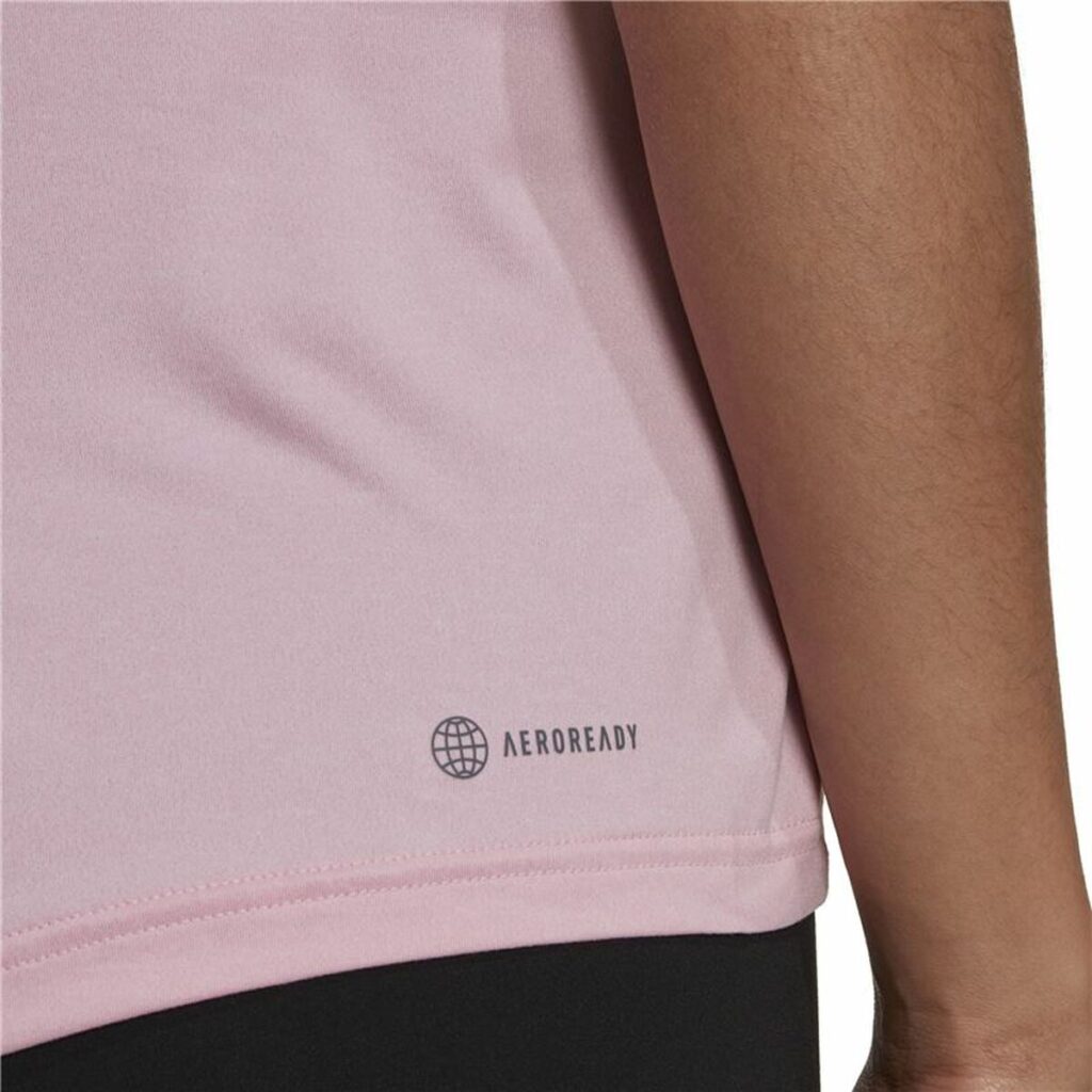 Γυναικεία Μπλούζα με Κοντό Μανίκι Adidas Training Minimal Ροζ