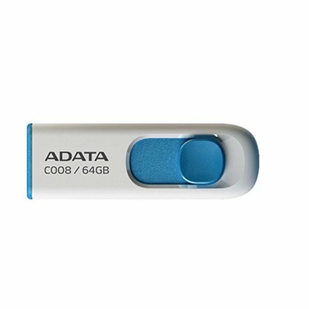 Στικάκι USB Adata AC008-64G-RWE 64 GB Λευκό Μπλε/Λευκό 64 GB