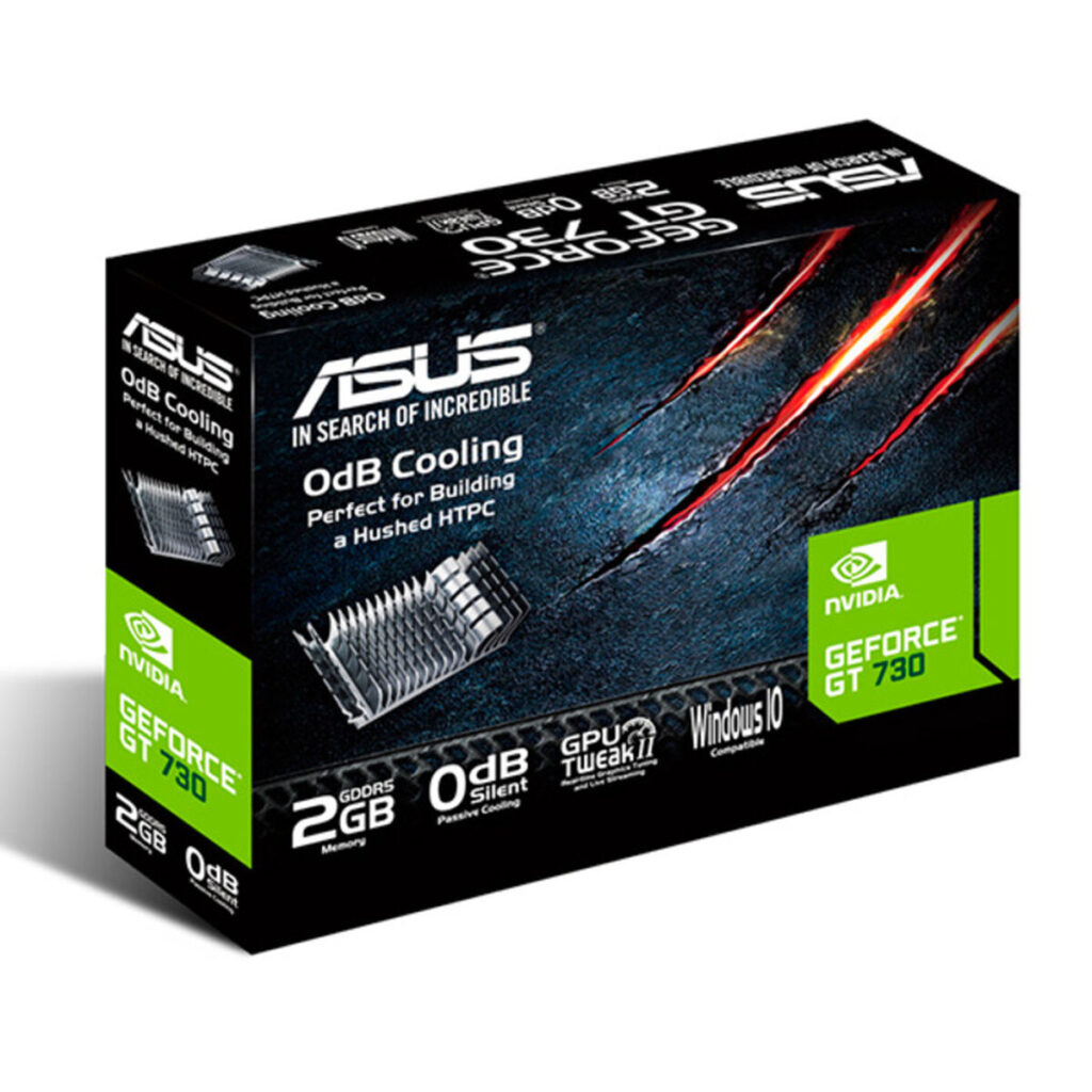 Κάρτα Γραφικών Asus 90YV06N2-M0NA00 2 GB GDDR5 902 MHz 2 GB RAM NVIDIA GeForce® GT 730