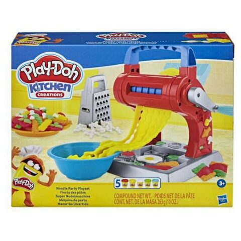 Παιχνίδι με Πλαστελίνη Playdoh Noodle Party Hasbro E77765L00 Πολύχρωμο (5 Τεμάχια)