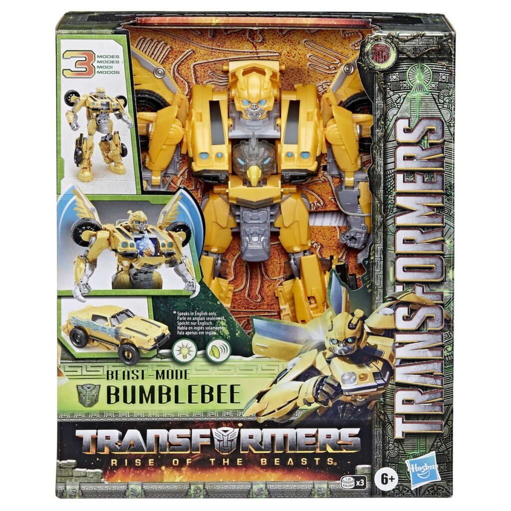 Σούπερ ρομπότ Transformers Beast Mode Bumblebee Φώτα Ήχος Aξεσουάρ 28 cm
