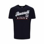 Μπλούζα με Κοντό Μανίκι Russell Athletic Amt A30311 Μαύρο Άντρες