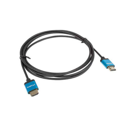 Καλώδιο HDMI Lanberg V2.0 4K SLIM Μαύρο 1 m Μαύρο/Μπλε