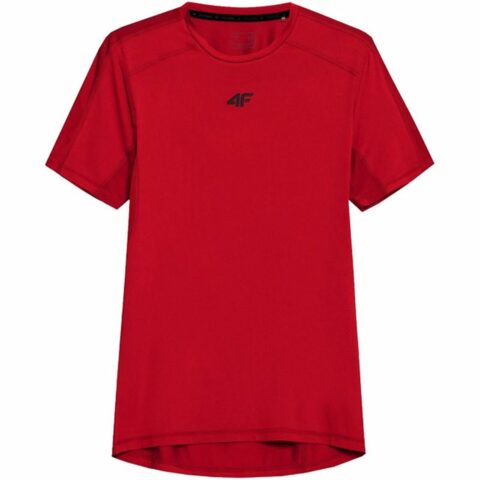 Μπλουζάκι 4F Quick-Drying Κόκκινο Άντρες