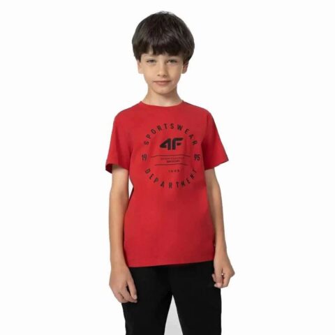 Παιδική Μπλούζα με Κοντό Μανίκι 4F M294  Κόκκινο