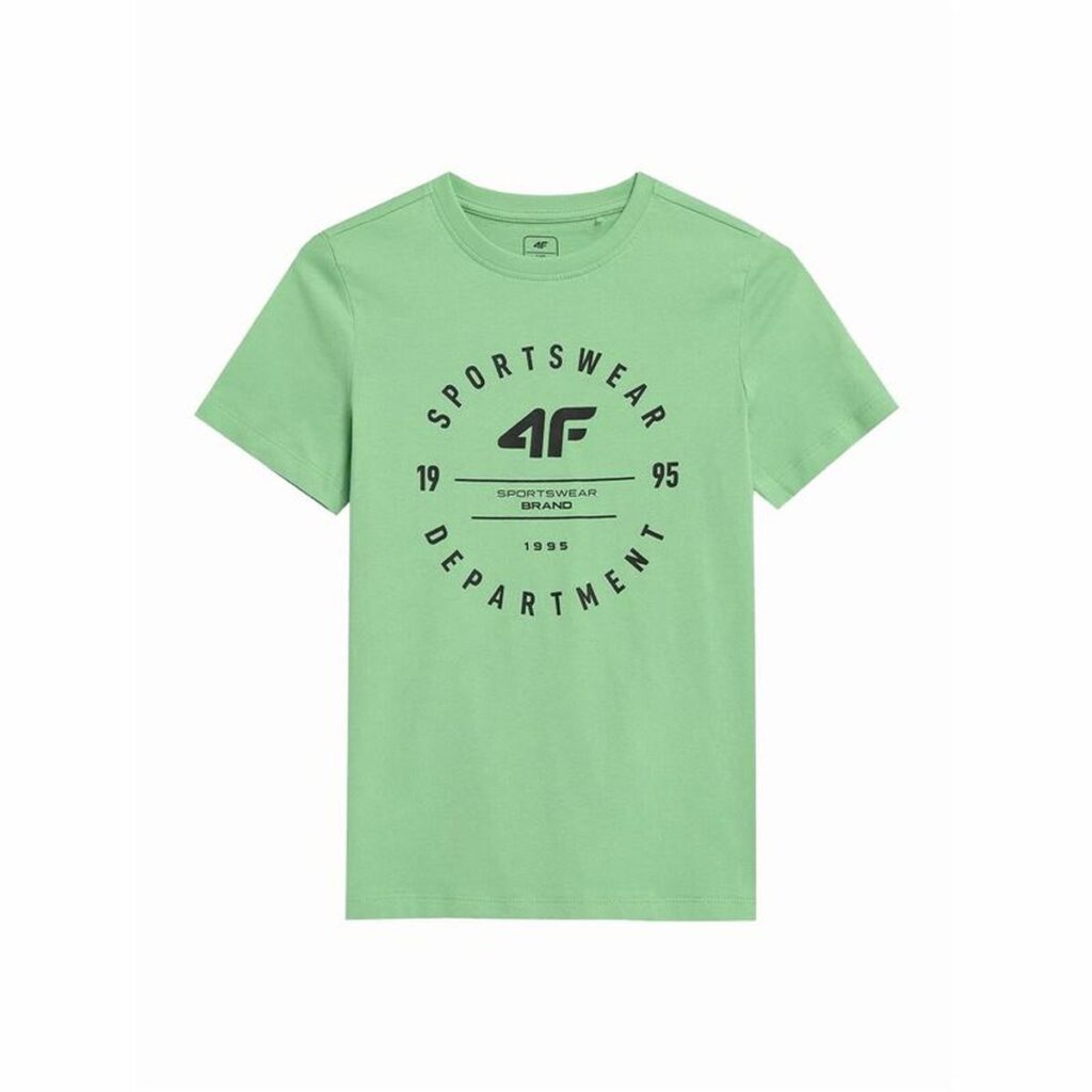 Παιδική Μπλούζα με Κοντό Μανίκι 4F M294  Canary Πράσινο