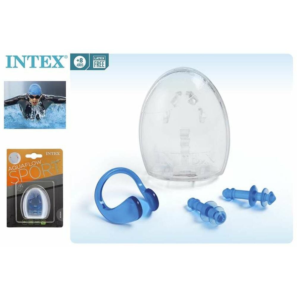 Αξεσουάρ κολύμβησης Ακουστικά βύσματα και Τσιμπιδάκι μύτης Intex 55609