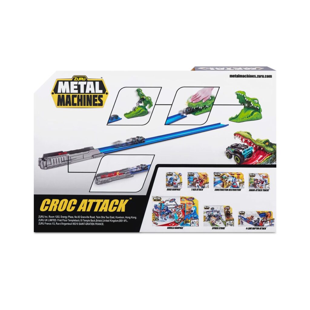 Πίστα Εκτόξευσης Zuru Metal Machines Croc Attack 30 x 9 cm
