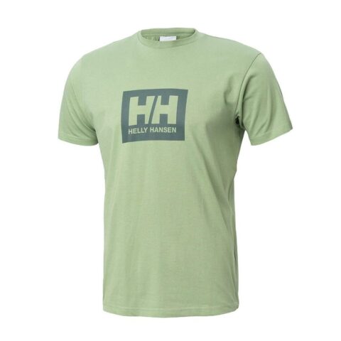 Ανδρική Μπλούζα με Κοντό Μανίκι  HH BOX T Helly Hansen 53285 406 Πράσινο