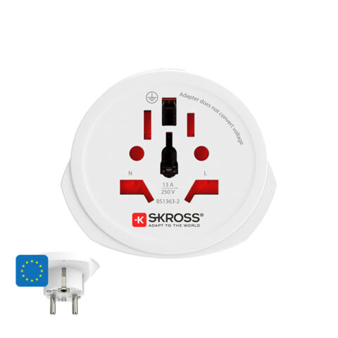 Αντάπτορας Ρεύματος Skross 1500211-E Ευρωπαϊκή Διεθνώς