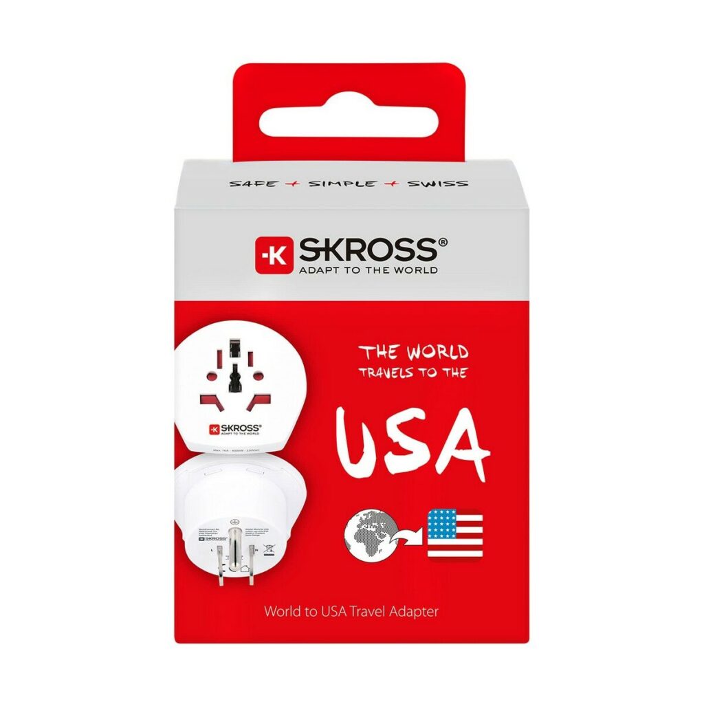 Αντάπτορας Ρεύματος Skross 1.500221-E ΗΠΑ Διεθνώς