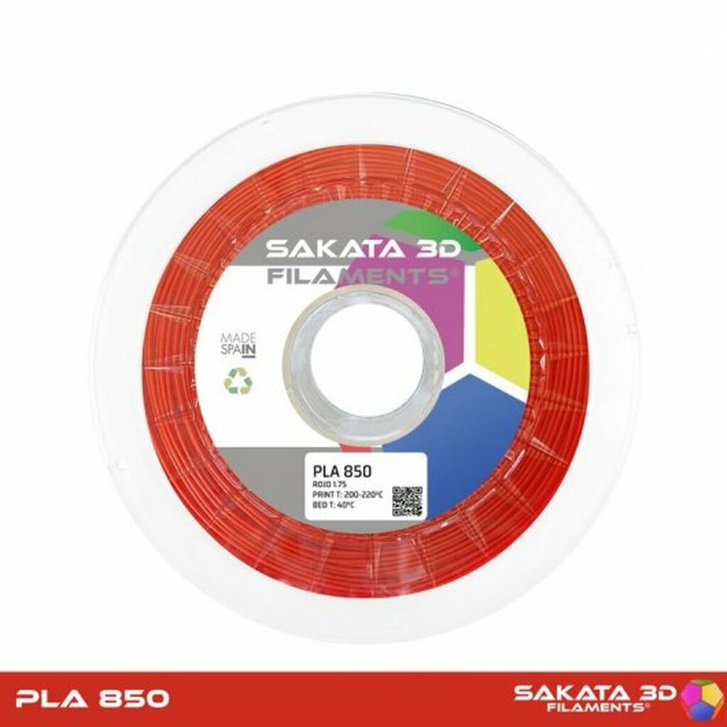 Πηνίο νήματος Sakata 3D PLA 3D850 Κόκκινο Ø 1