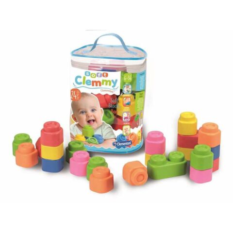 Παιχνίδι Kατασκευή με Τουβλάκια Baby Clemmy Clementoni Baby Clemmy (24 pcs) (13 x 20