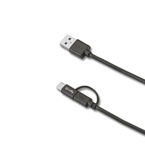Καλώδιο USB-C σε USB Celly USBCMICRO Μαύρο