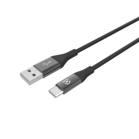 Καλώδιο USB-C σε USB Celly USBTYPECCOLORBK Μαύρο 1 m
