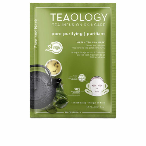 Μάσκα Προσώπου Teaology   Λαιμός Πράσινο τσάι Καθαρισμού 21 ml