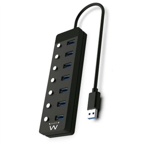 USB Hub Ewent EW1147 Μαύρο