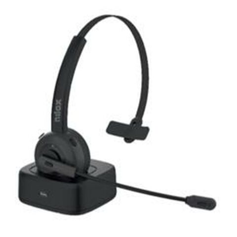 Ακουστικά με Μικρόφωνο Nilox NXAUB001 Μαύρο